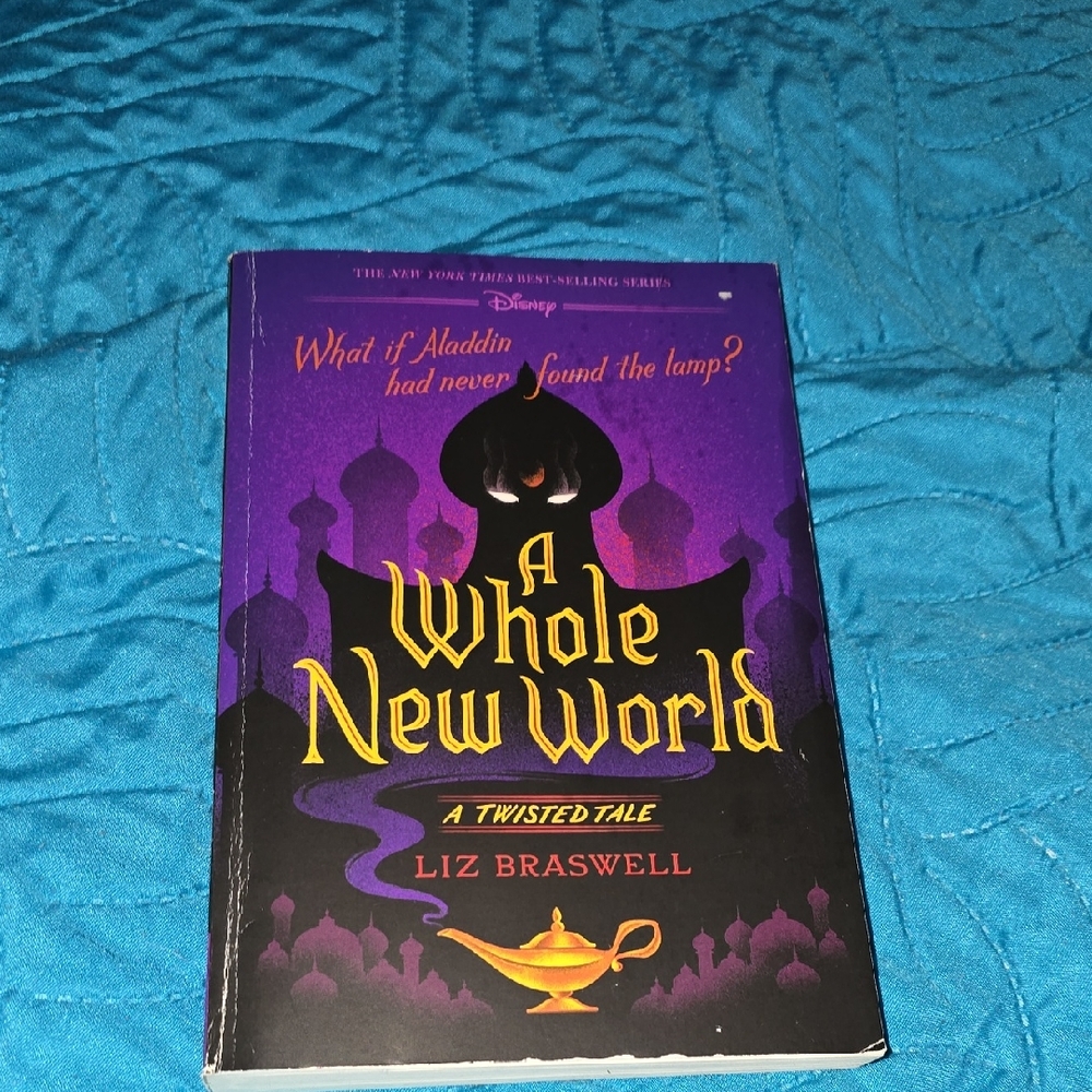 Disney A Whole New World Book - Purple and Black Cover